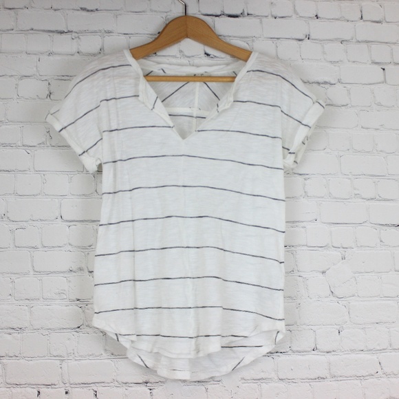 Madewell Tops - Madewell striped linen bikelane tee